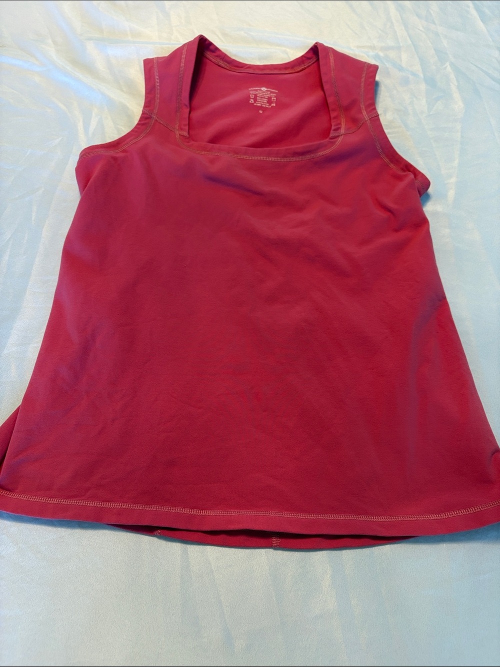 Lululemon Vintage Square-Neck Tank Top - Raspberry